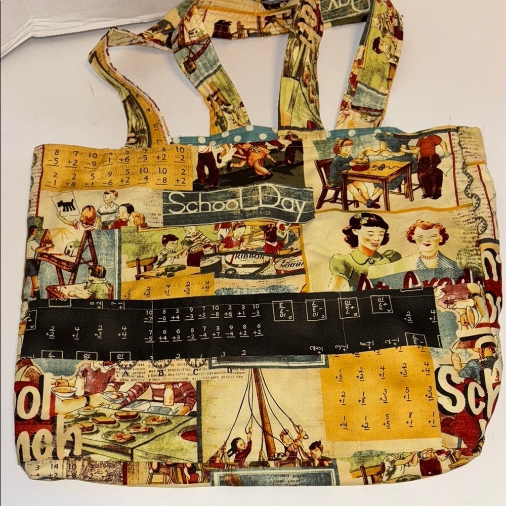 Vintage School Days Tote Bag